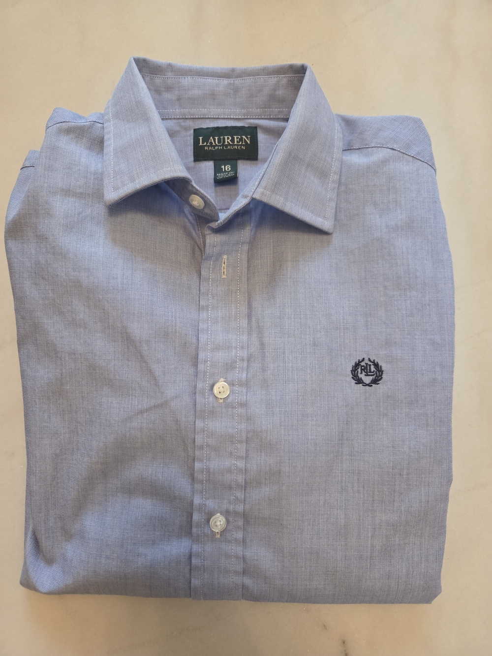 Boys Ralph Lauren Dress Shirt Size 16
